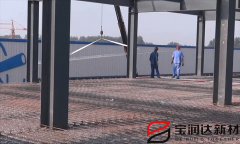 山西鋼筋桁架樓承板TD5-110施工現(xiàn)場