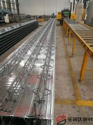 寶潤達(dá)TD3-9鋼筋桁架樓承板生產(chǎn)中